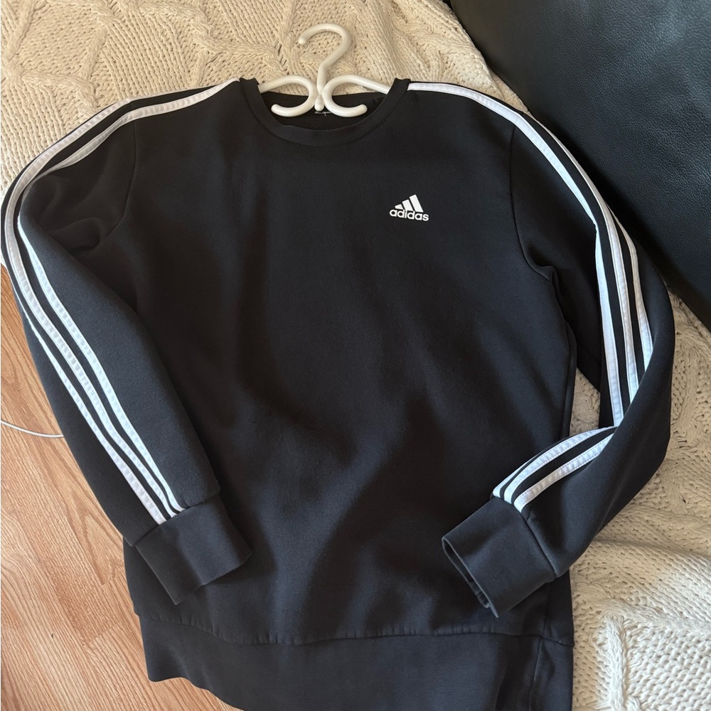 Adidas Black Crewneck